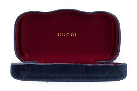 gucci blue glasses|blue gucci glasses case.